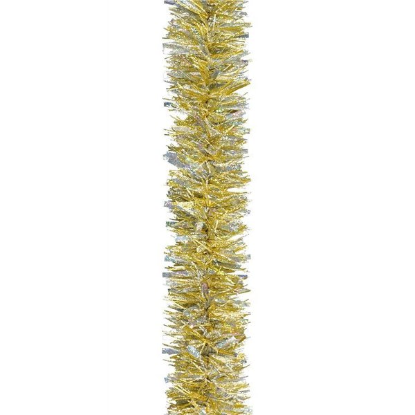 Holiday Trims Garland Gold/Snow/Laser 15Ft 3490481